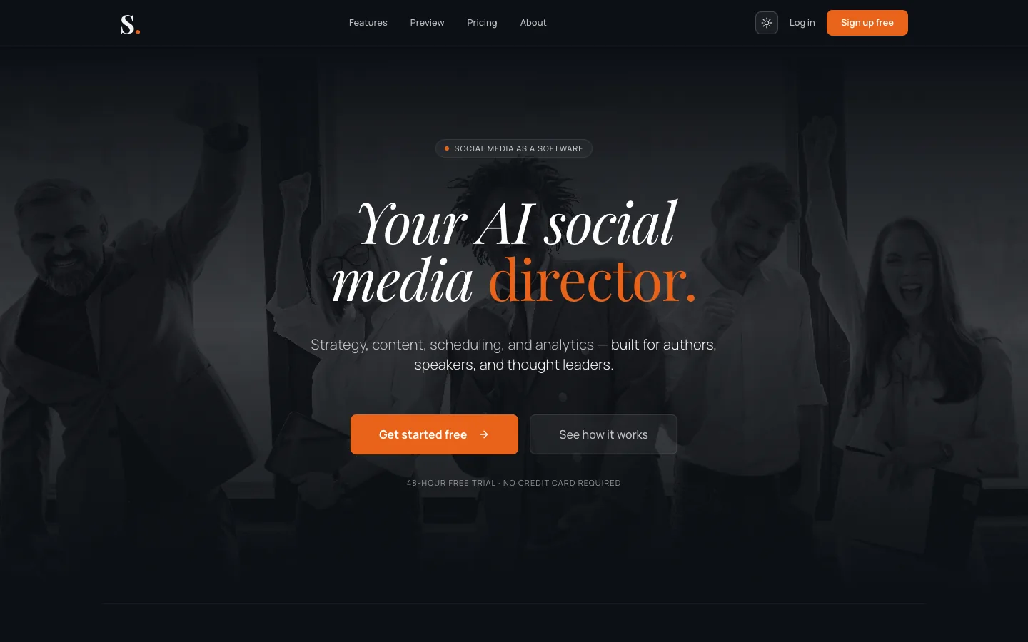Signal, an AI social media director, built by Revuity Systems