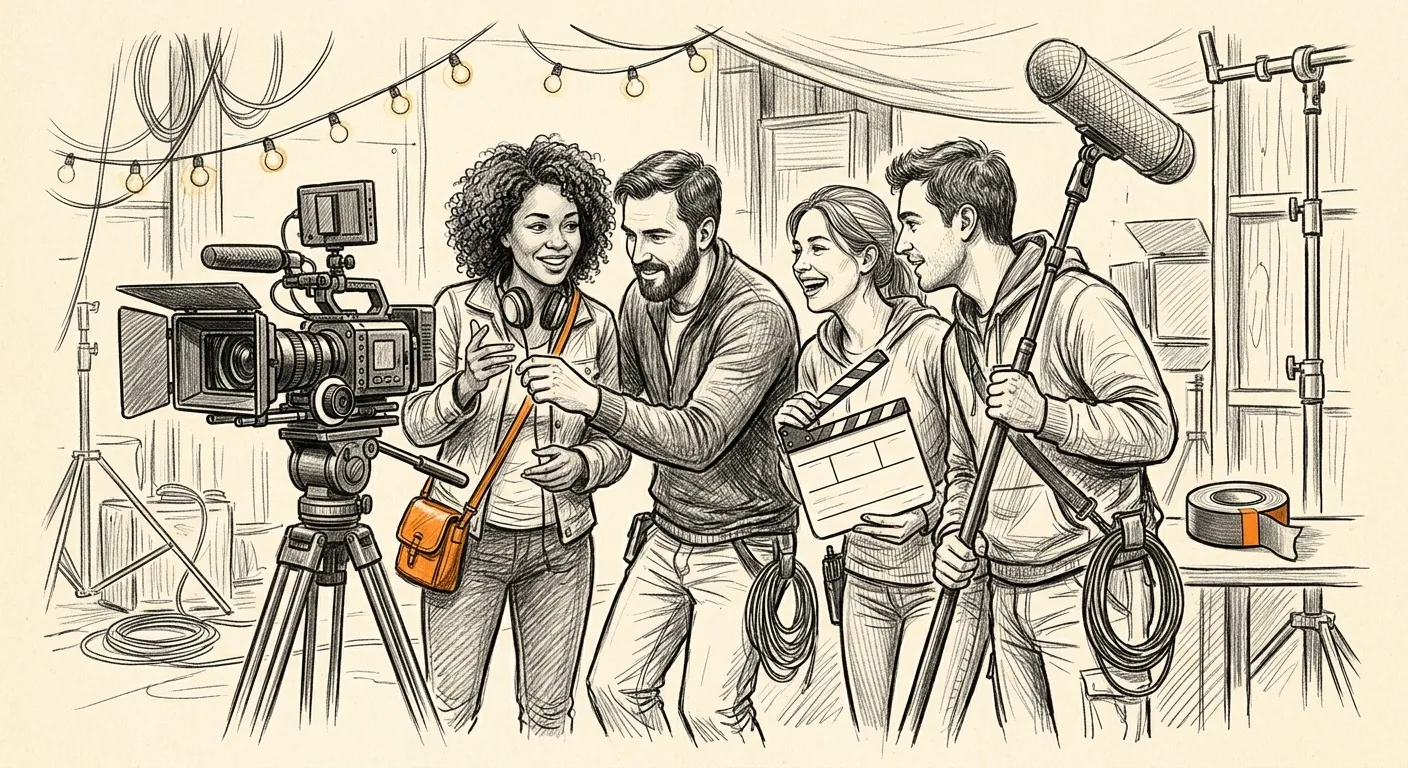 An independent film production running from a repeatable operating structure