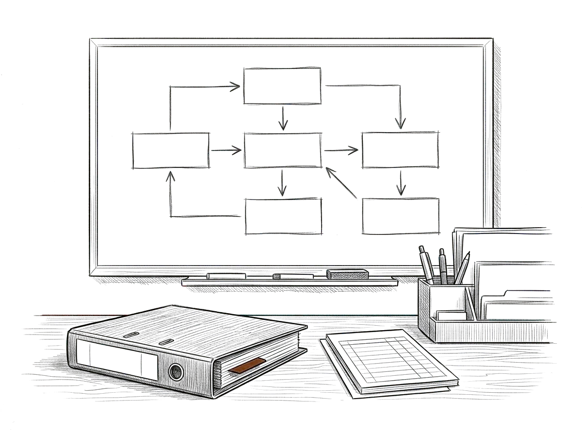 Sketch of internal law firm operations and administration