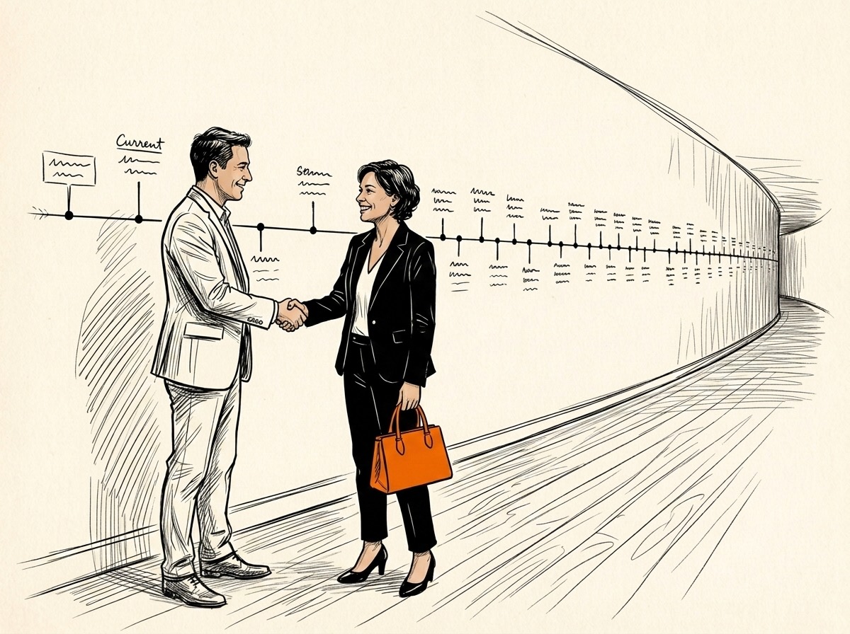 A long-term operating partner, illustrated