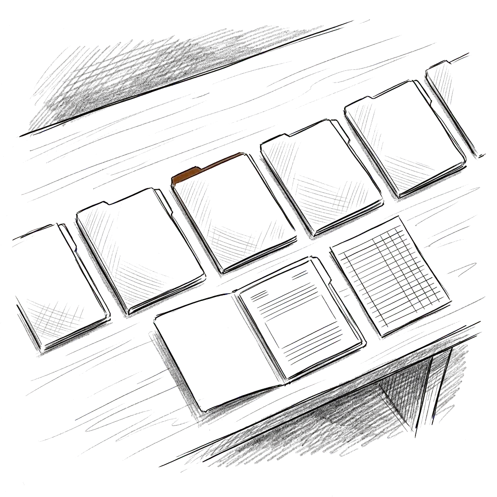 Sketch representing a foundation