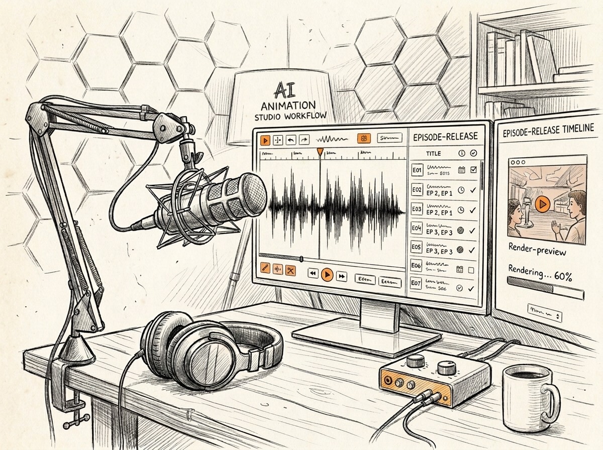Podcast Production Service sketch