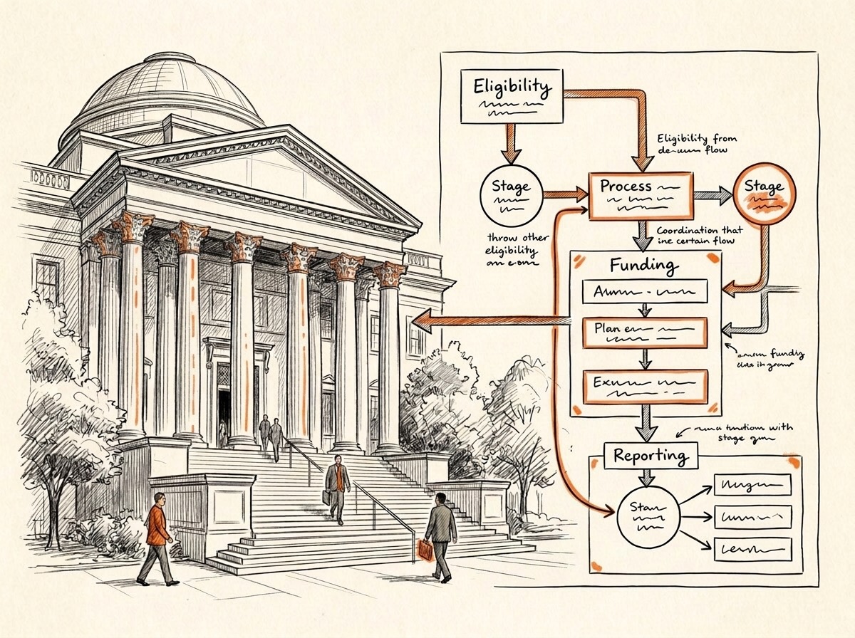 Public Sector & Grants, illustrated