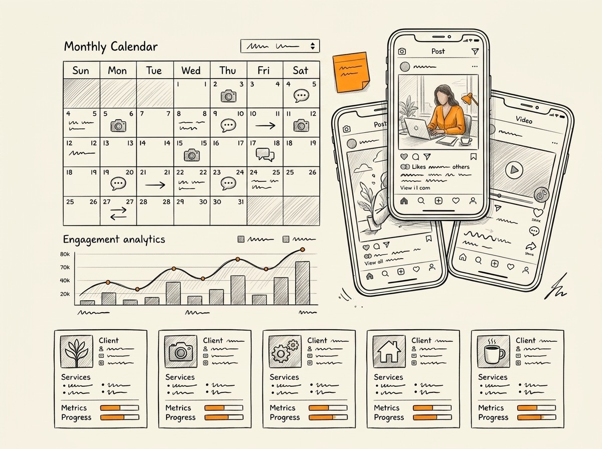 Social Media Marketing Agency sketch